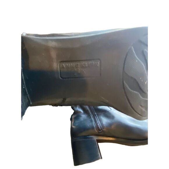 Anne Klein Flex Junip black leather riding boots size 9.5 - Picture 5 of 8